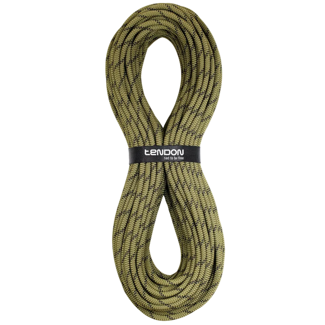 Lano static 9.0B zelenou s černou